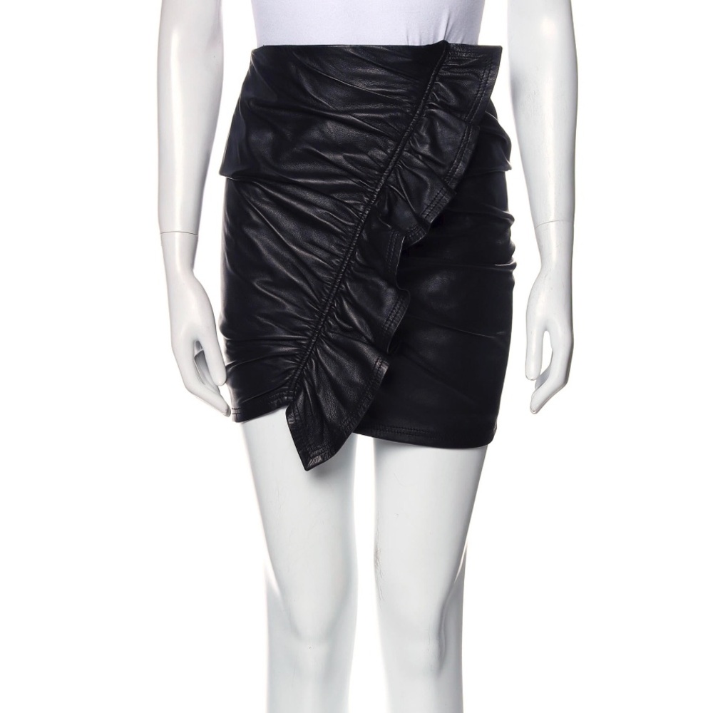 A.L.C. Lamb Leather Skirt